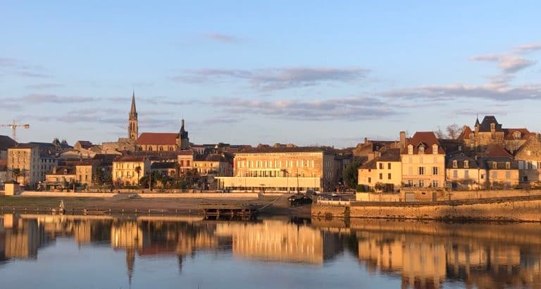 View of Bergerac on the Dordogne